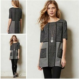 Anthropologie Meadow Rue Mitzie Channeled Tunic